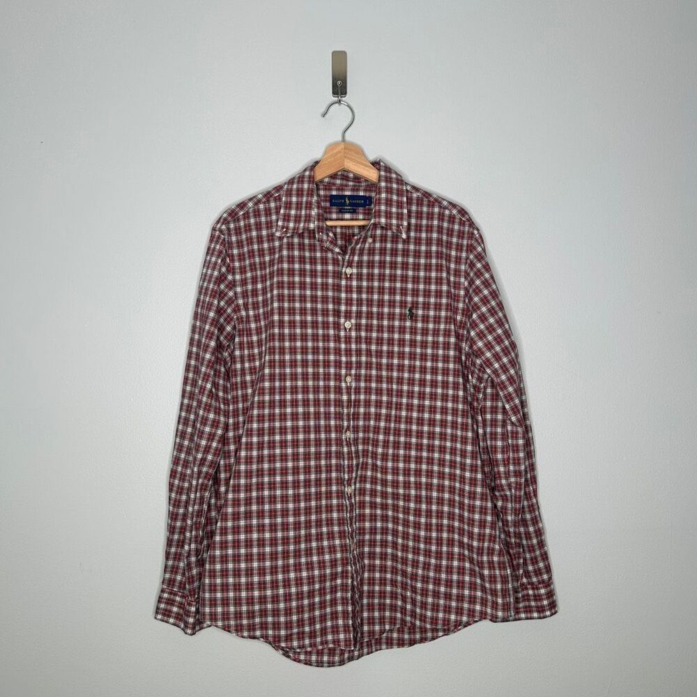 Ralph Lauren Men’s Plaid Casual Button Down shirt